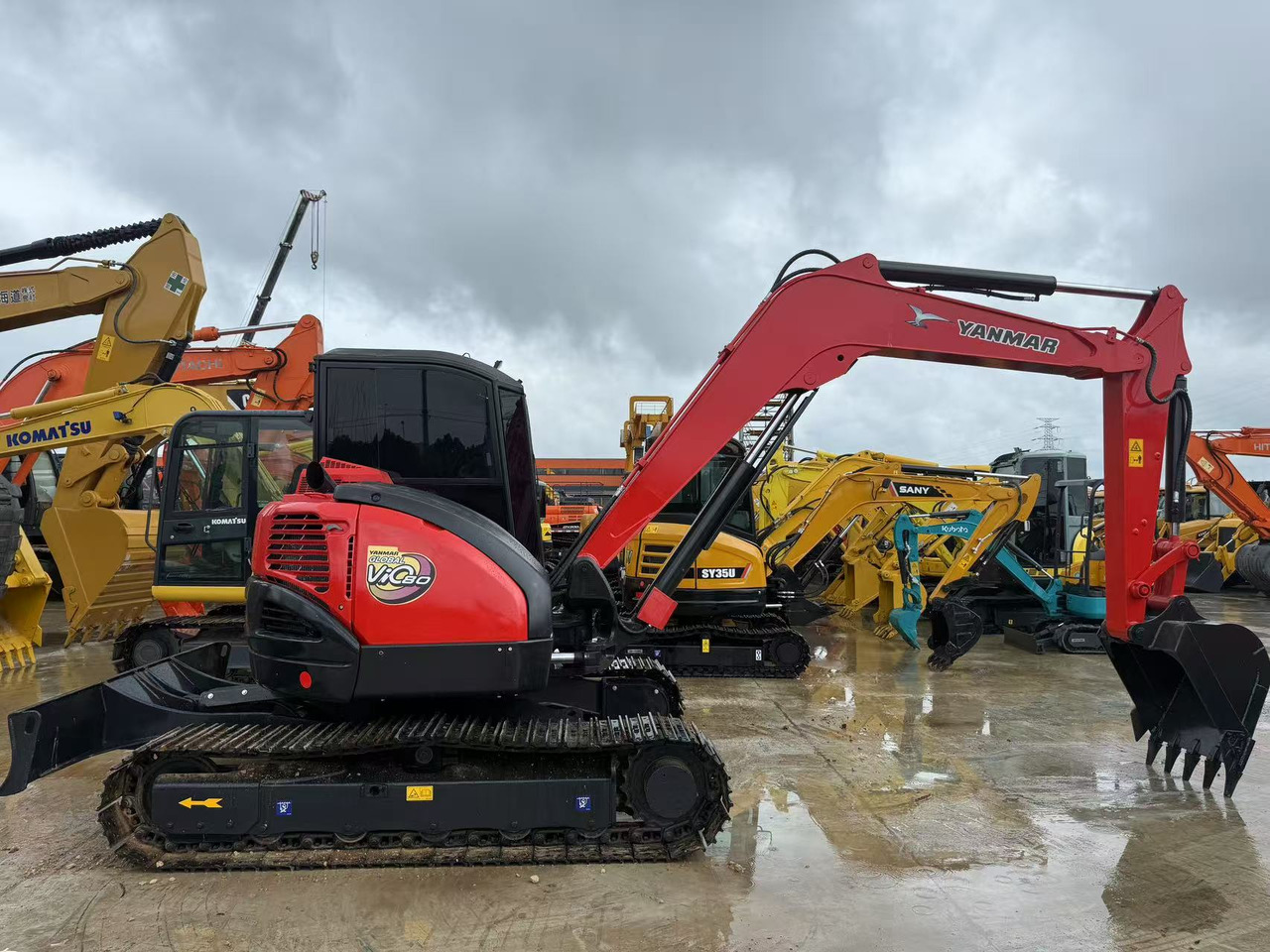 YANMAR VIO55 - Mini excavator: picture 5 YANMAR VIO55 - Mini excavator: picture 5