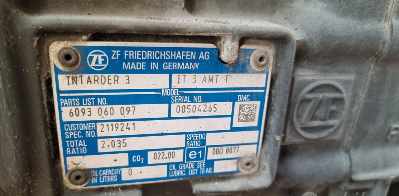 Cambio DAF TraXon e INTARDER 3 per DAF XF e CF e L - Gearbox for Truck: picture 4 Cambio DAF TraXon e INTARDER 3 per DAF XF e CF e L - Gearbox for Truck: picture 4