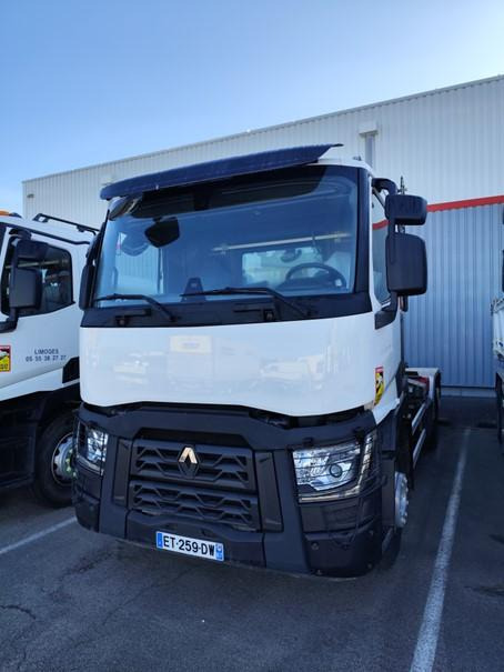 Renault C 380 P6X2 E6 BRAS GUIMA T20 avec HIGHT TOWER - Hook lift truck: picture 1 Renault C 380 P6X2 E6 BRAS GUIMA T20 avec HIGHT TOWER - Hook lift truck: picture 1
