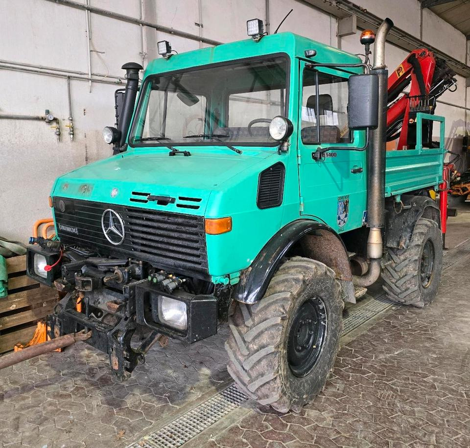 Unimog U1400 Agrar bj. 2000 424 427 Mercedes-Benz 1400 1600 1200 1000 Palfinger Kran - Municipal/ Special vehicle: picture 1 Unimog U1400 Agrar bj. 2000 424 427 Mercedes-Benz 1400 1600 1200 1000 Palfinger Kran - Municipal/ Special vehicle: picture 1