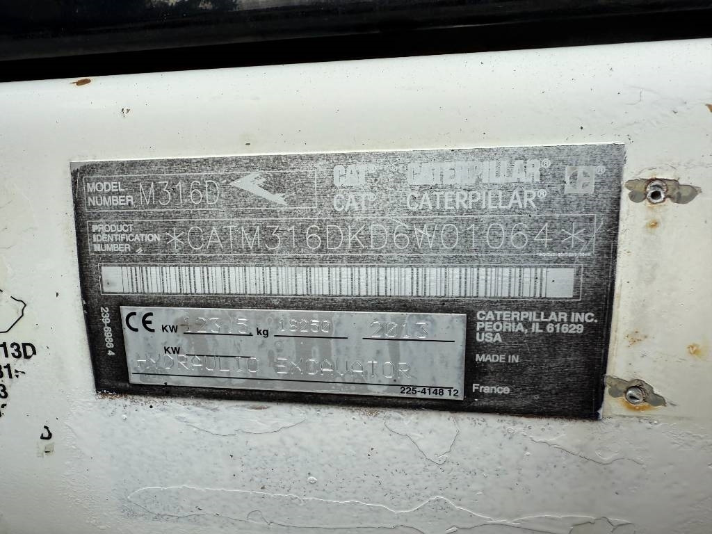 Leasing of CAT M 316 D  CAT M 316 D: picture 15
