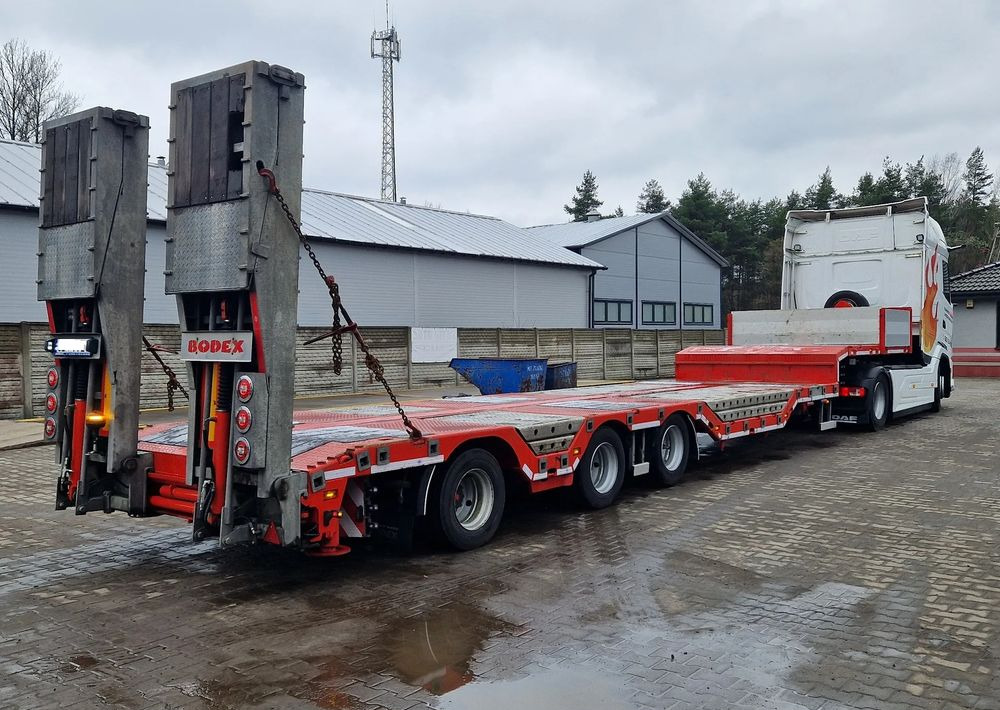 Bodex ZESTAW NACZEPA NISKOPODŁOGOWA ROZSUWANA 3 OSIE LAWETA - Low loader semi-trailer: picture 4 Bodex ZESTAW NACZEPA NISKOPODŁOGOWA ROZSUWANA 3 OSIE LAWETA - Low loader semi-trailer: picture 4