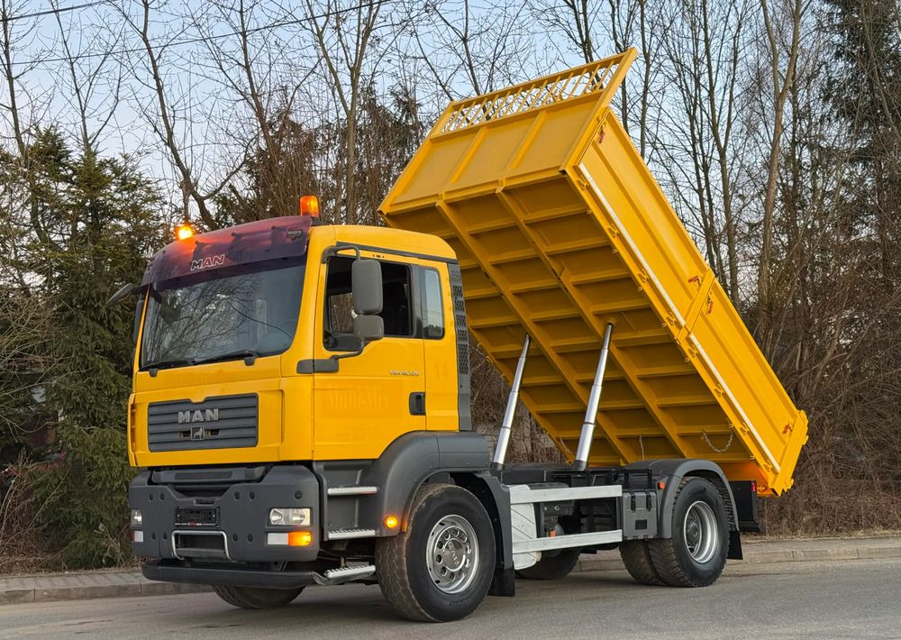 MAN * MAN TGA 18-320 * Kiper Wywrotka * 4x2 * Kran * Sprowadzony* Bardzo Dobry Stan - Tipper: picture 1 MAN * MAN TGA 18-320 * Kiper Wywrotka * 4x2 * Kran * Sprowadzony* Bardzo Dobry Stan - Tipper: picture 1