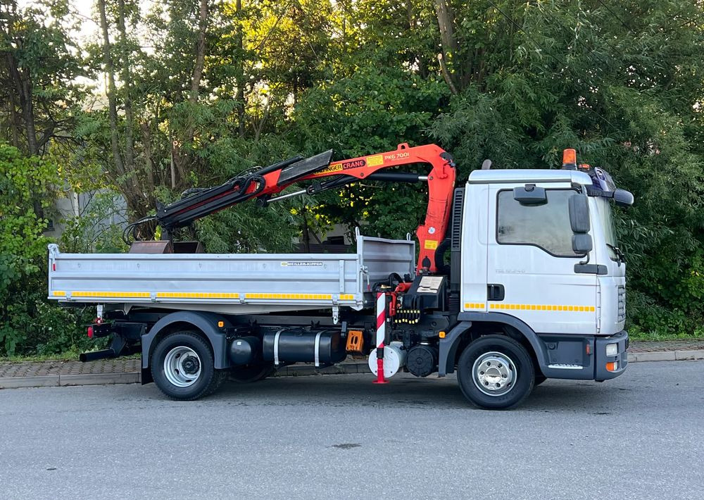 Tipper MAN MAN TGL 12-240 Kiper Wywrotka 4x2 Kran PALFINGER PK 12500 BARDZO DOBRY STAN: picture 7