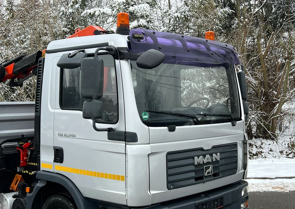 MAN MAN TGL 12-240 Kiper Wywrotka 4x2 Kran PALFINGER PK 12500 BARDZO DOBRY STAN - Tipper: picture 4 MAN MAN TGL 12-240 Kiper Wywrotka 4x2 Kran PALFINGER PK 12500 BARDZO DOBRY STAN - Tipper: picture 4