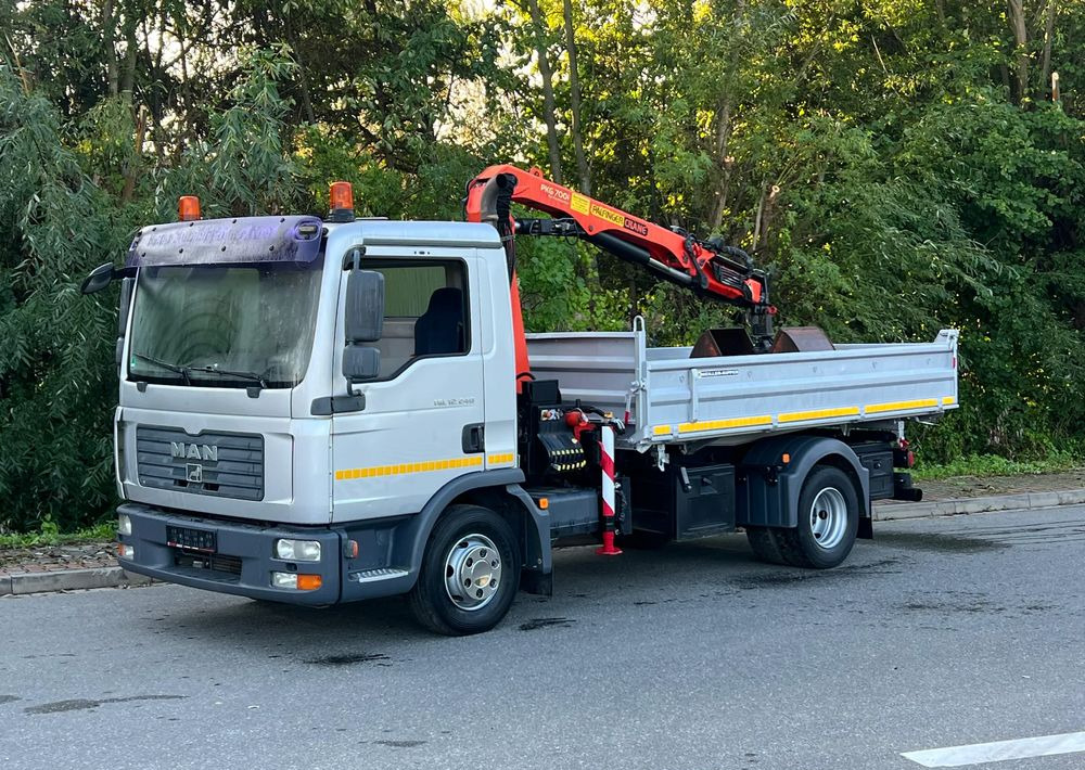 Tipper MAN MAN TGL 12-240 Kiper Wywrotka 4x2 Kran PALFINGER PK 12500 BARDZO DOBRY STAN: picture 20