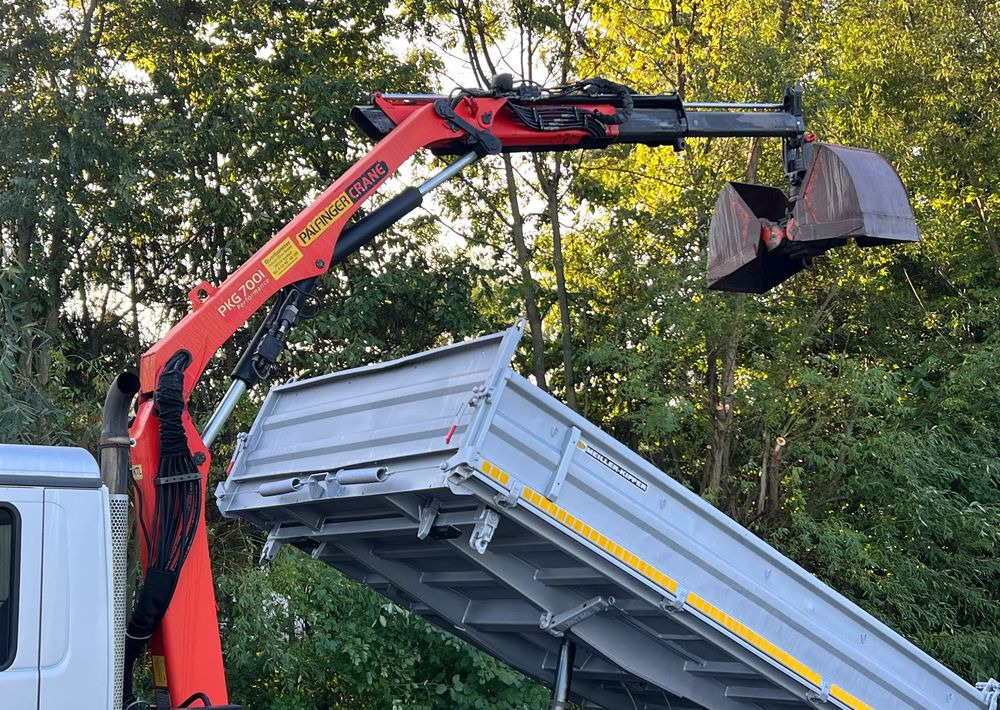 Tipper MAN MAN TGL 12-240 Kiper Wywrotka 4x2 Kran PALFINGER PK 12500 BARDZO DOBRY STAN: picture 12