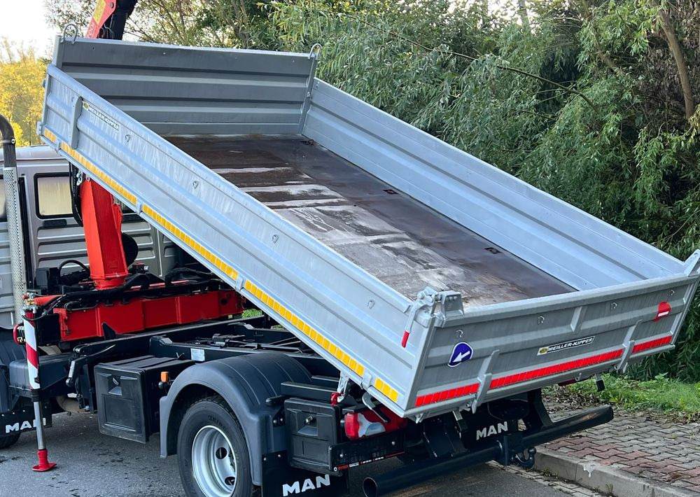 Tipper MAN MAN TGL 12-240 Kiper Wywrotka 4x2 Kran PALFINGER PK 12500 BARDZO DOBRY STAN: picture 18