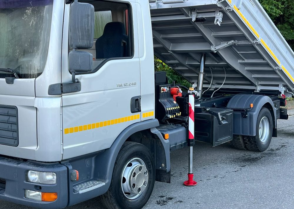 Tipper MAN MAN TGL 12-240 Kiper Wywrotka 4x2 Kran PALFINGER PK 12500 BARDZO DOBRY STAN: picture 11