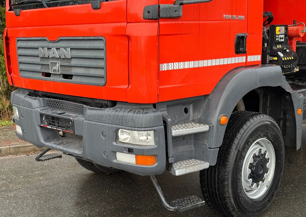 Tipper MAN TGM 18-280 MAN 4x4 HDS PALFINGER 105 KIPER WYWROTKA MEILLER BARDZO DOBRY STAN: picture 13