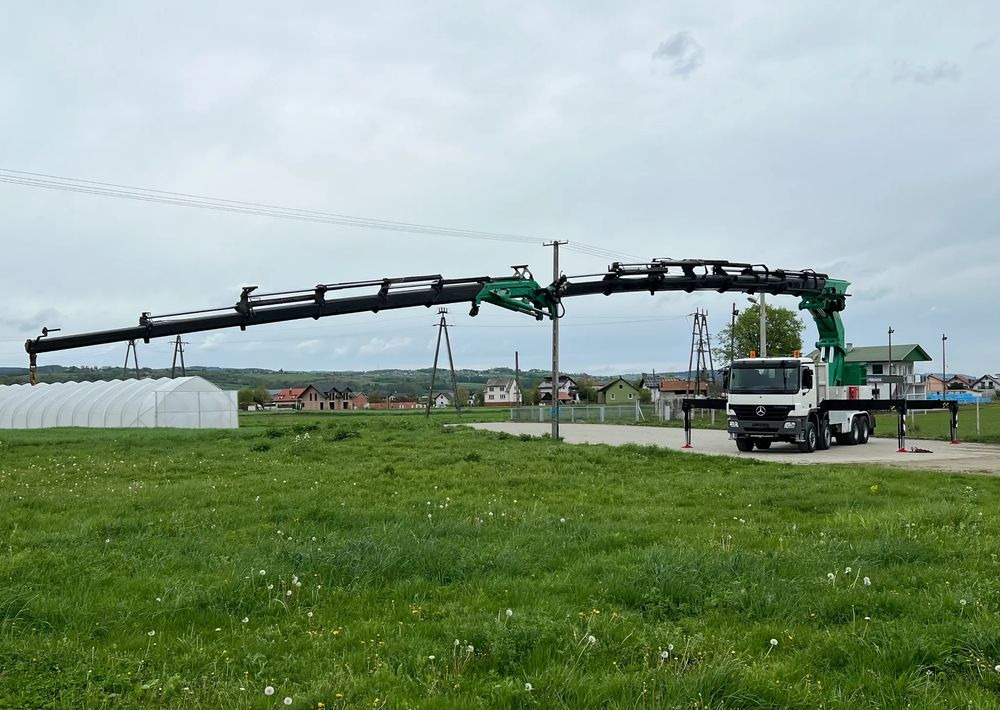 Crane truck Mercedes-Benz * Mercedes 8x6  Actros 4144 * HDS Palfinger 150002 + FLY JIB PJ 170 * Dźwig * 40 TON * Wyciągarka * 35 Metrów * Kosz *: picture 18