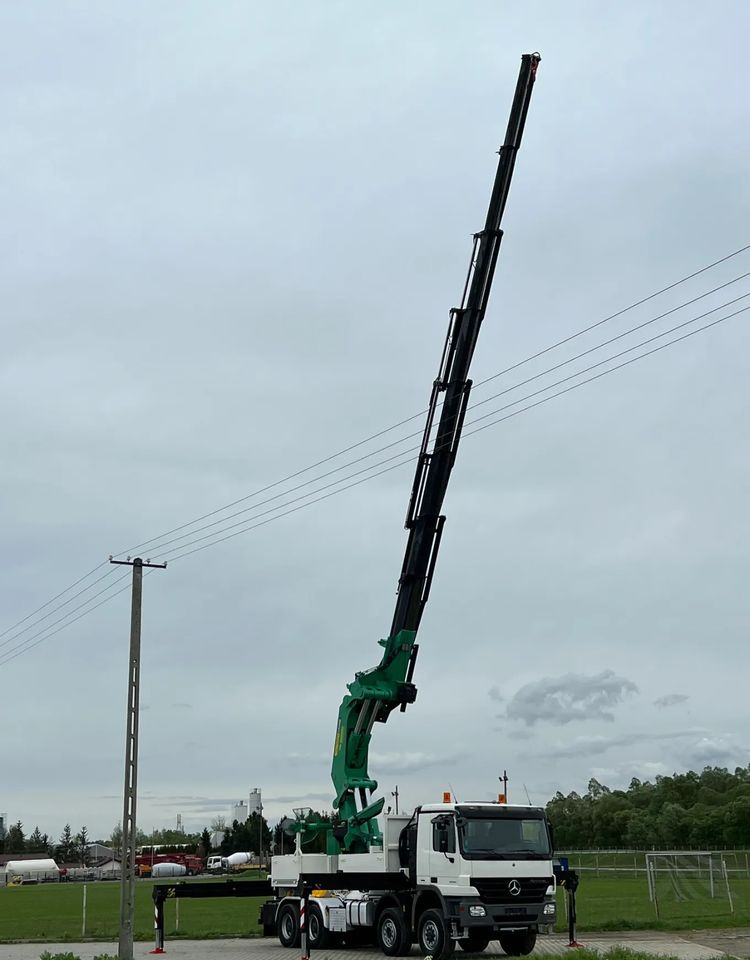 Crane truck Mercedes-Benz * Mercedes 8x6  Actros 4144 * HDS Palfinger 150002 + FLY JIB PJ 170 * Dźwig * 40 TON * Wyciągarka * 35 Metrów * Kosz *: picture 10