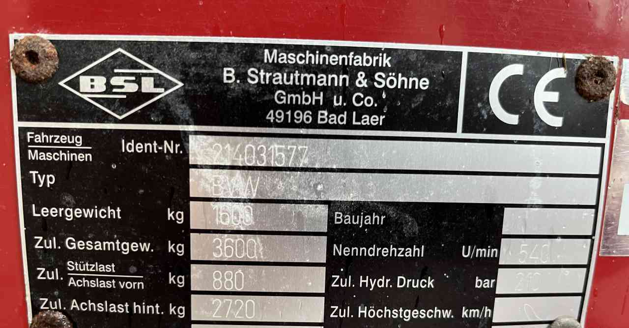 Strautmann BVW Blokkenwagen doseerwagen voermachines - Silage equipment: picture 5 Strautmann BVW Blokkenwagen doseerwagen voermachines - Silage equipment: picture 5