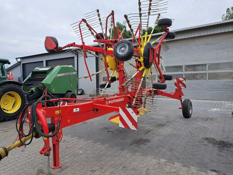 Tedder/ Rake Zgrabiarka Pottinger EUROTOP 771A jak nowa 100% oryginał: picture 6