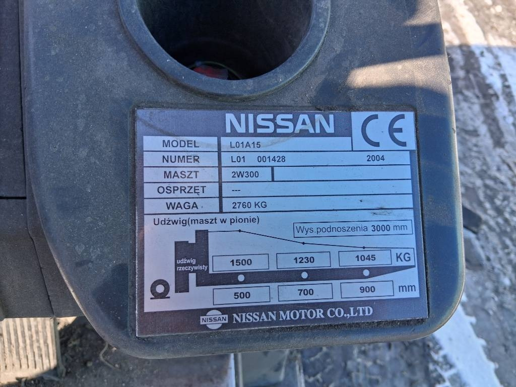 Nissan L01A15 - LPG forklift: picture 3 Nissan L01A15 - LPG forklift: picture 3