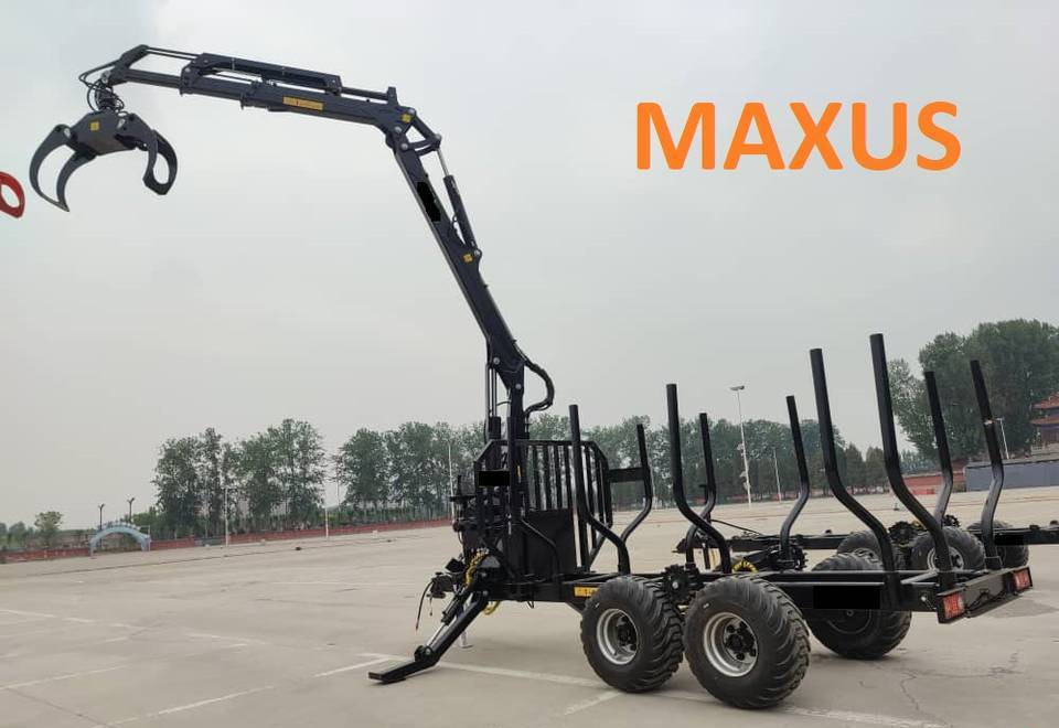 NEW MAXUS 12T Forest Trailer 2T Crane Warranty | НОВА Лісова причепа 12Т з Краном 2Т MAXUS Гарантія - Forestry trailer: picture 1 NEW MAXUS 12T Forest Trailer 2T Crane Warranty | НОВА Лісова причепа 12Т з Краном 2Т MAXUS Гарантія - Forestry trailer: picture 1