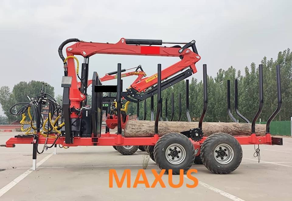 NEW MAXUS 12T Forest Trailer 2T Crane Warranty | НОВА Лісова причепа 12Т з Краном 2Т MAXUS Гарантія - Forestry trailer: picture 5 NEW MAXUS 12T Forest Trailer 2T Crane Warranty | НОВА Лісова причепа 12Т з Краном 2Т MAXUS Гарантія - Forestry trailer: picture 5
