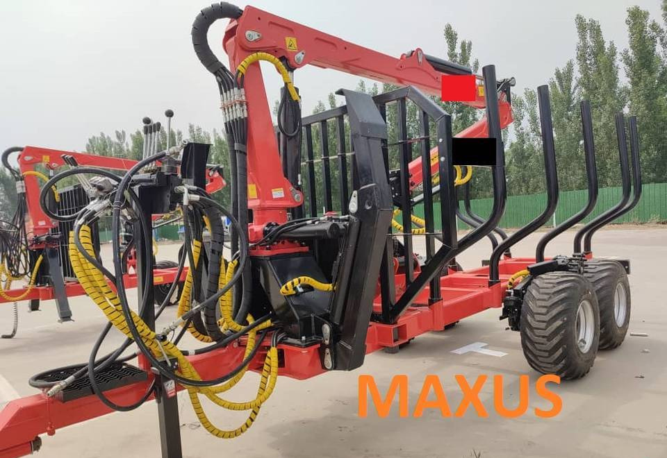 NEW MAXUS 12T Forest Trailer 2T Crane Warranty | НОВА Лісова причепа 12Т з Краном 2Т MAXUS Гарантія - Forestry trailer: picture 3 NEW MAXUS 12T Forest Trailer 2T Crane Warranty | НОВА Лісова причепа 12Т з Краном 2Т MAXUS Гарантія - Forestry trailer: picture 3