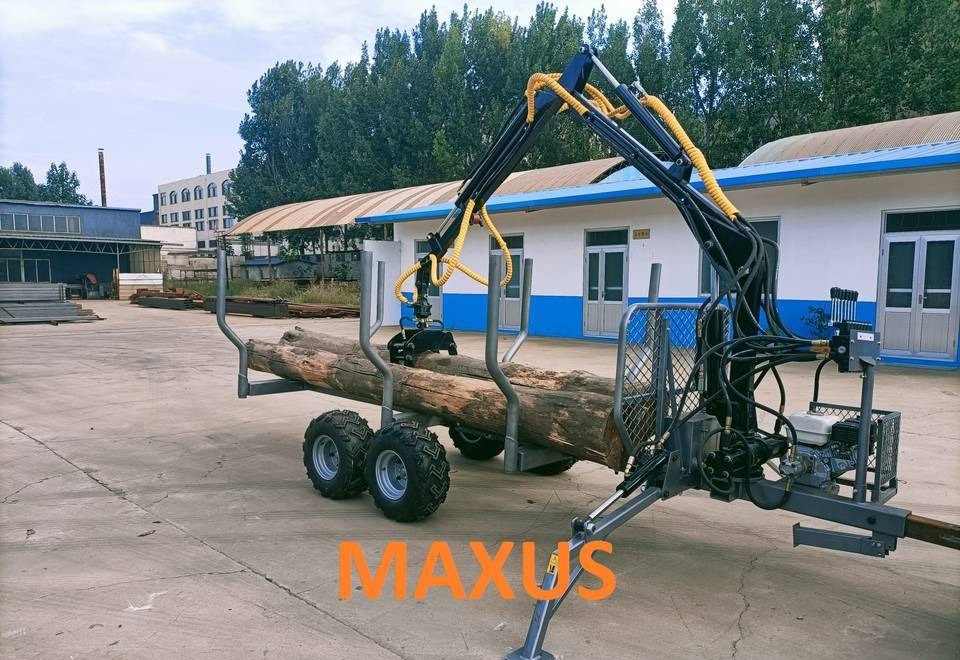 NEW MAXUS 3T Forest Trailer 3.8m Crane Warranty | НОВА лісова прицепа 3Т Кран 3,8м MAXUS Гарантія - Forestry trailer: picture 1 NEW MAXUS 3T Forest Trailer 3.8m Crane Warranty | НОВА лісова прицепа 3Т Кран 3,8м MAXUS Гарантія - Forestry trailer: picture 1