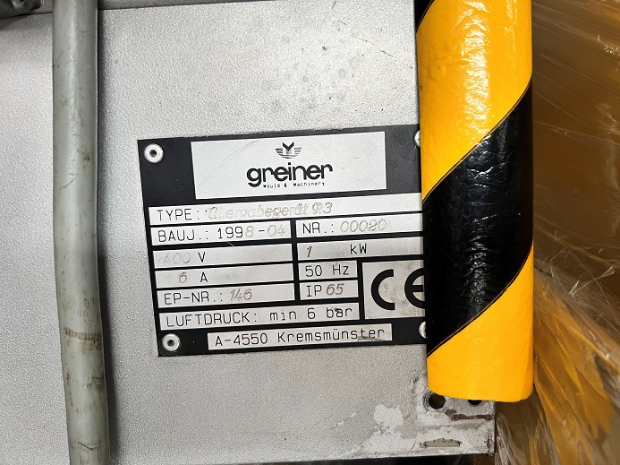 GREINER STAPELUNG - Packaging machinery: picture 3 GREINER STAPELUNG - Packaging machinery: picture 3