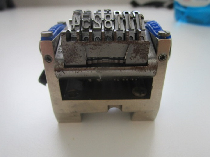 1xNUMMERATOREN GERADE, VORWÄRTS, GROSS - Spare parts for Printing machinery: picture 3 1xNUMMERATOREN GERADE, VORWÄRTS, GROSS - Spare parts for Printing machinery: picture 3