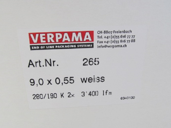 5 x UMREIFUNGSBAND VERPAMA - Spare parts for Printing machinery: picture 3 5 x UMREIFUNGSBAND VERPAMA - Spare parts for Printing machinery: picture 3