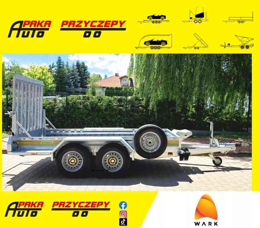 PRZYCZEPA LAWETA DO MINIKOPARKI POD KOPARKĘ Z RAMPEM 2700KG / EXCAVATOR MINI EXCAVATOR TRANSPORTER TRAILER WITH RAMPS 2700KG - Plant trailer: picture 1 PRZYCZEPA LAWETA DO MINIKOPARKI POD KOPARKĘ Z RAMPEM 2700KG / EXCAVATOR MINI EXCAVATOR TRANSPORTER TRAILER WITH RAMPS 2700KG - Plant trailer: picture 1