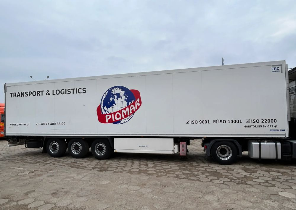 Krone CARRIER VECTOR 1550 / GRUBA ŚCIANA 7 CM / NOWE OPONY / 2017 ROK !! - Refrigerator semi-trailer: picture 2 Krone CARRIER VECTOR 1550 / GRUBA ŚCIANA 7 CM / NOWE OPONY / 2017 ROK !! - Refrigerator semi-trailer: picture 2
