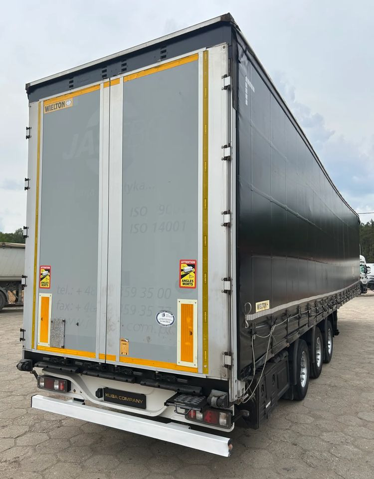 Wielton FIRANKA / MEGA R 19.5 / OSIE SAF INTRAX / 2015 ROK / 2 SZTUKI !! - Curtainsider semi-trailer: picture 4 Wielton FIRANKA / MEGA R 19.5 / OSIE SAF INTRAX / 2015 ROK / 2 SZTUKI !! - Curtainsider semi-trailer: picture 4