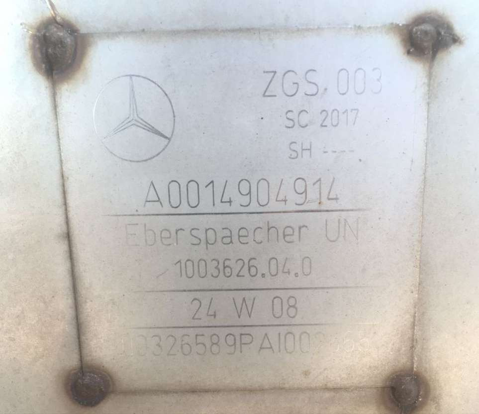 Mercedes-Benz Partikelfilter Mercedes Citaro LE A0014904914 Endschalldämpfer - Exhaust system: picture 2 Mercedes-Benz Partikelfilter Mercedes Citaro LE A0014904914 Endschalldämpfer - Exhaust system: picture 2