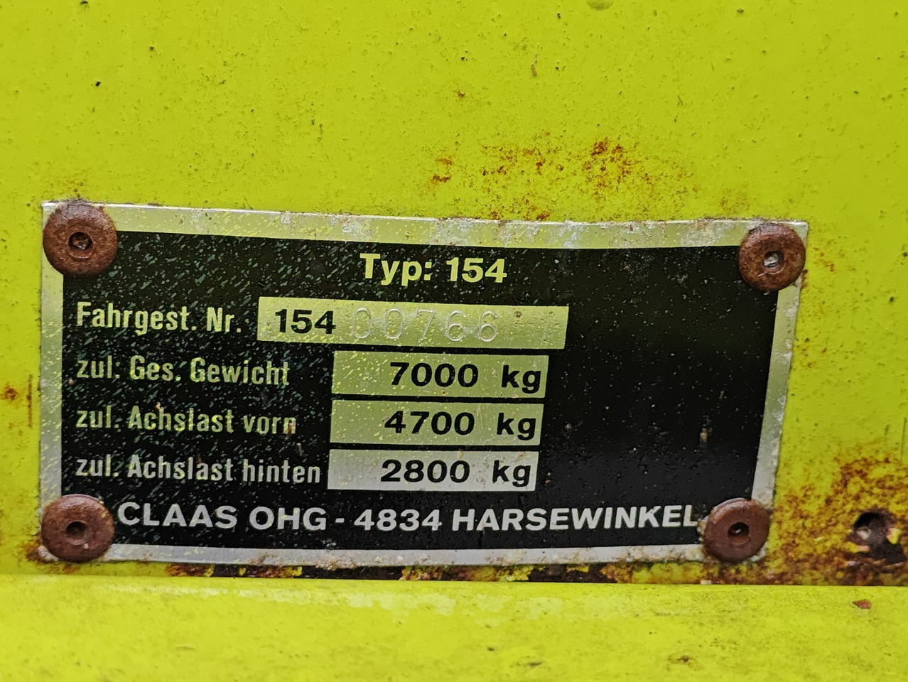 Combine harvester CLAAS Dominator 58: picture 23