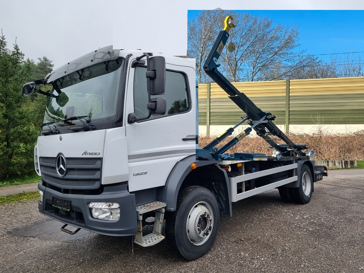 MERCEDES-BENZ ATEGO 1323 4x4 ABROLKIPPER - Hook lift truck: picture 1 MERCEDES-BENZ ATEGO 1323 4x4 ABROLKIPPER - Hook lift truck: picture 1