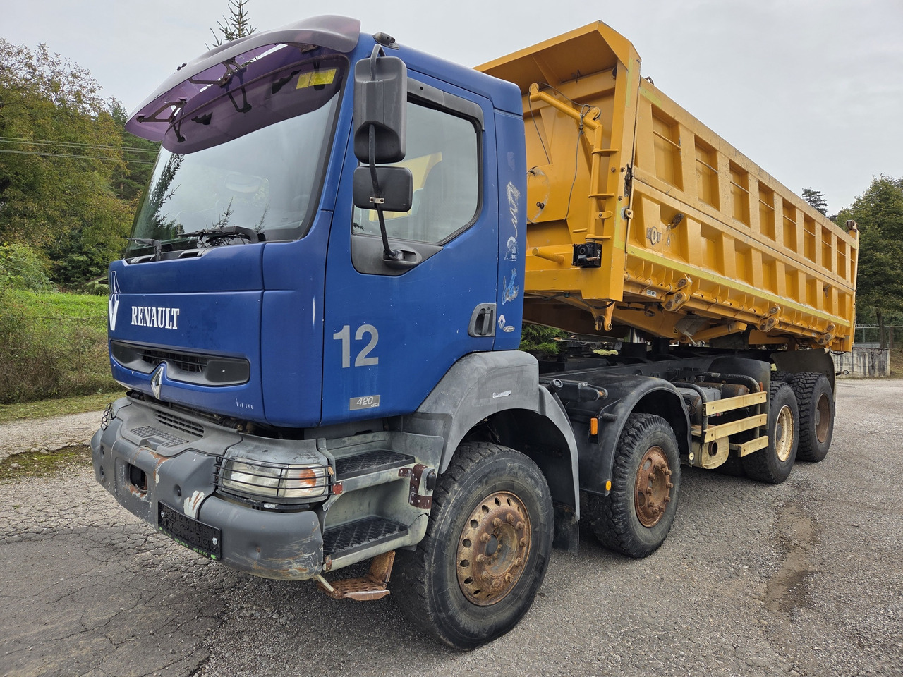 RENAULT KERAX 420.40 PR 8X4 3way tipper Bordamtik - Tipper: picture 1 RENAULT KERAX 420.40 PR 8X4 3way tipper Bordamtik - Tipper: picture 1
