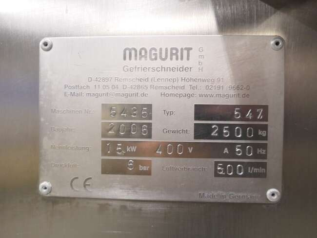 Magurit 3D cutting line for frozen products Unicut 547 - Food processing equipment: picture 5 Magurit 3D cutting line for frozen products Unicut 547 - Food processing equipment: picture 5
