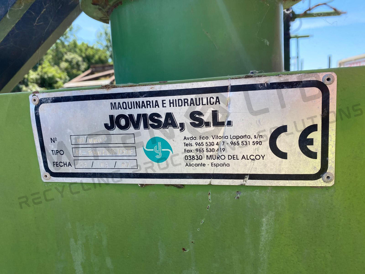 JOVISA BALER - Construction machinery: picture 2 JOVISA BALER - Construction machinery: picture 2