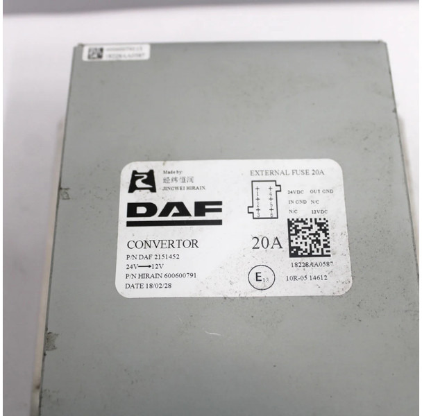 DAF XF106 Converter 2151452 - ECU for Truck: picture 2 DAF XF106 Converter 2151452 - ECU for Truck: picture 2