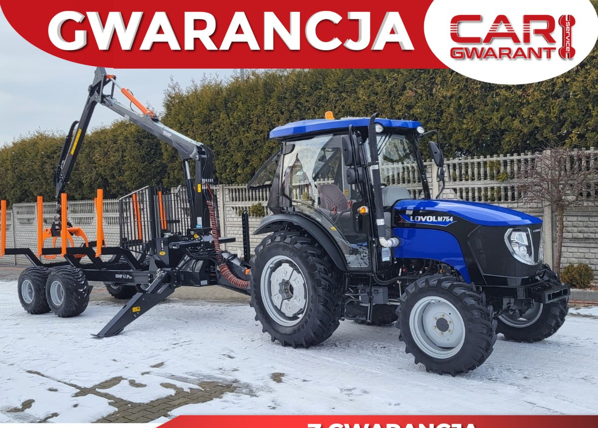 LOVOL M754 + Przyczepa BMF 8T2Pro - Farm tractor: picture 1 LOVOL M754 + Przyczepa BMF 8T2Pro - Farm tractor: picture 1