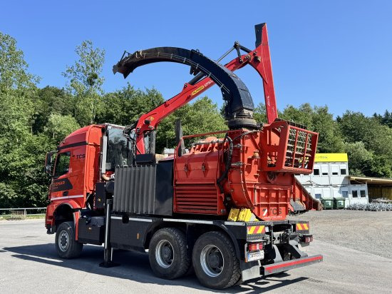 Mercedes-Benz ACTROS 6x4 DONAR 5810K ? Hack-LKW / Mobilhacker | TCS Umwelttechnik - Truck, Wood chipper: picture 3 Mercedes-Benz ACTROS 6x4 DONAR 5810K ? Hack-LKW / Mobilhacker | TCS Umwelttechnik - Truck, Wood chipper: picture 3