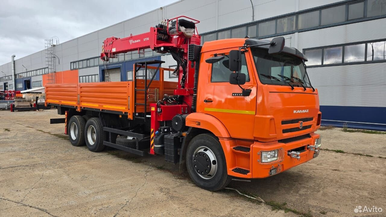 КАМАЗ 65115 - Dropside/ Flatbed truck, Crane truck: picture 1 КАМАЗ 65115 - Dropside/ Flatbed truck, Crane truck: picture 1
