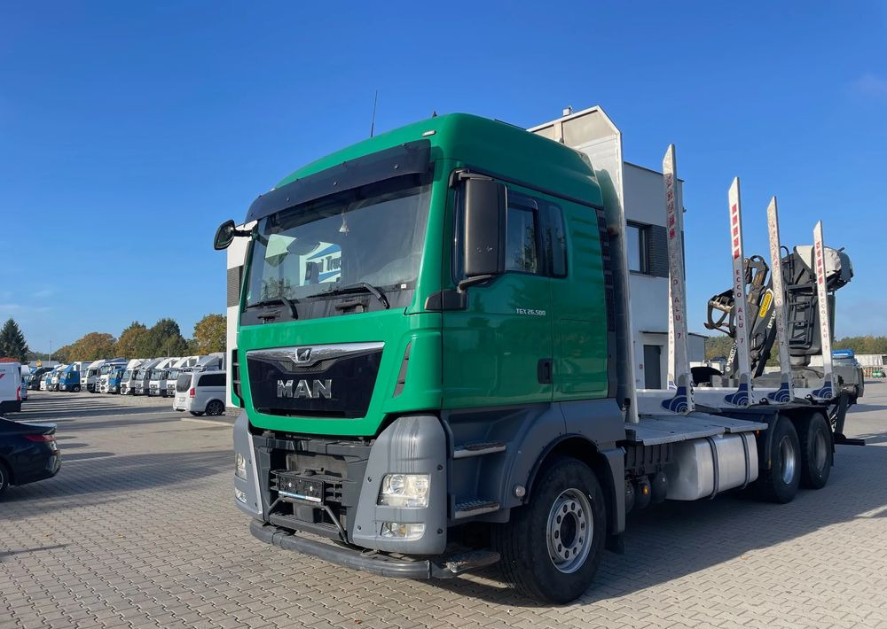 MAN TGX 26.500, 6x4, HDS EPSILOM M12Z, do transportu drewna. - Timber truck: picture 2 MAN TGX 26.500, 6x4, HDS EPSILOM M12Z, do transportu drewna. - Timber truck: picture 2