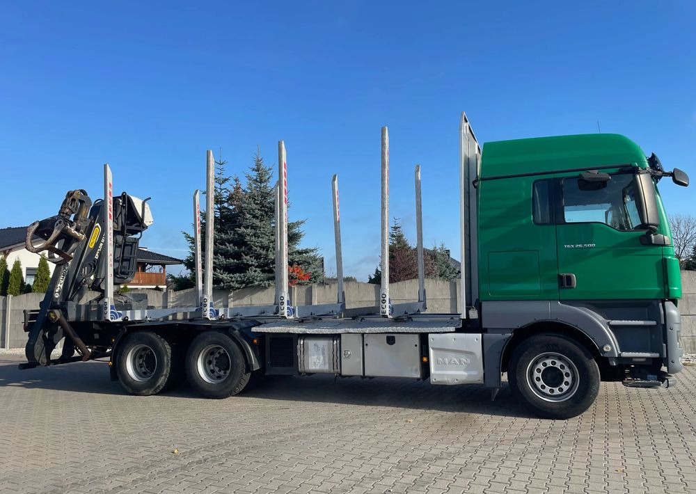 MAN TGX 26.500, 6x4, HDS EPSILOM M12Z, do transportu drewna. - Timber truck, Crane truck: picture 1 MAN TGX 26.500, 6x4, HDS EPSILOM M12Z, do transportu drewna. - Timber truck, Crane truck: picture 1