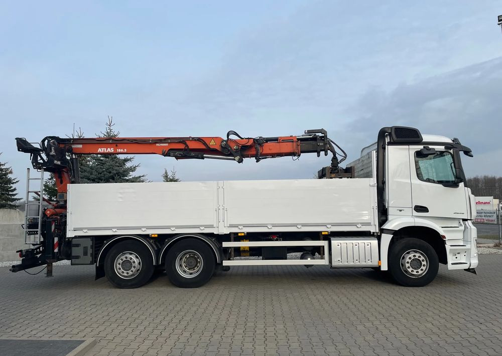 Mercedes-Benz Arocs 2545, HDS ATLAS 186.3 - PILOT - Dropside/ Flatbed truck: picture 5 Mercedes-Benz Arocs 2545, HDS ATLAS 186.3 - PILOT - Dropside/ Flatbed truck: picture 5