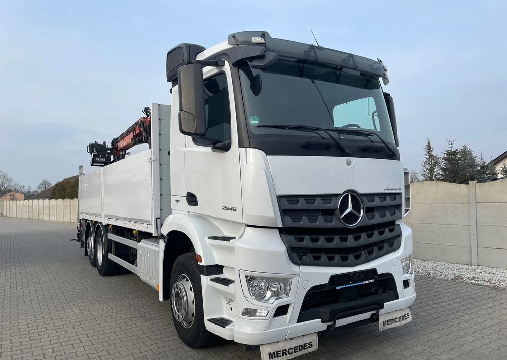 Mercedes-Benz Arocs 2545, HDS ATLAS 186.3 - PILOT - Dropside/ Flatbed truck, Crane truck: picture 2 Mercedes-Benz Arocs 2545, HDS ATLAS 186.3 - PILOT - Dropside/ Flatbed truck, Crane truck: picture 2
