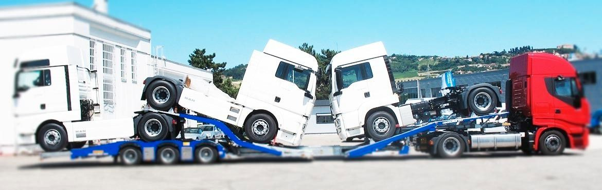 ROLFO 3X LKW TRANSPORTER CENTAURUS 3.3 EXT BPW - Autotransporter semi-trailer: picture 2 ROLFO 3X LKW TRANSPORTER CENTAURUS 3.3 EXT BPW - Autotransporter semi-trailer: picture 2