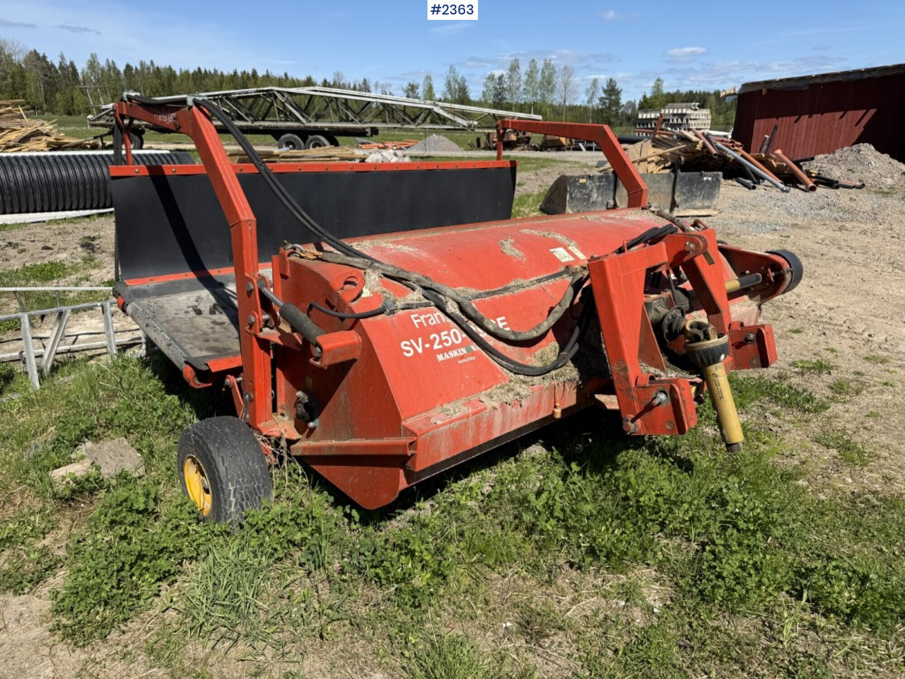 Fransgård SV 250 swath aerator with swath rake - Hay and forage equipment: picture 3 Fransgård SV 250 swath aerator with swath rake - Hay and forage equipment: picture 3