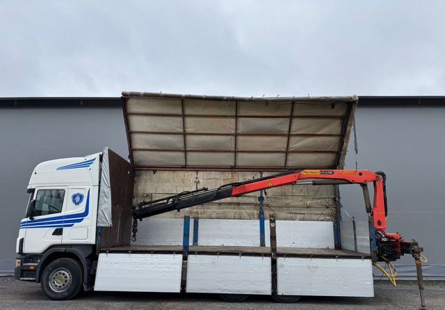 ScaniaScania 144G 6x2 - Box truck, Crane truck: picture 1 ScaniaScania 144G 6x2 - Box truck, Crane truck: picture 1