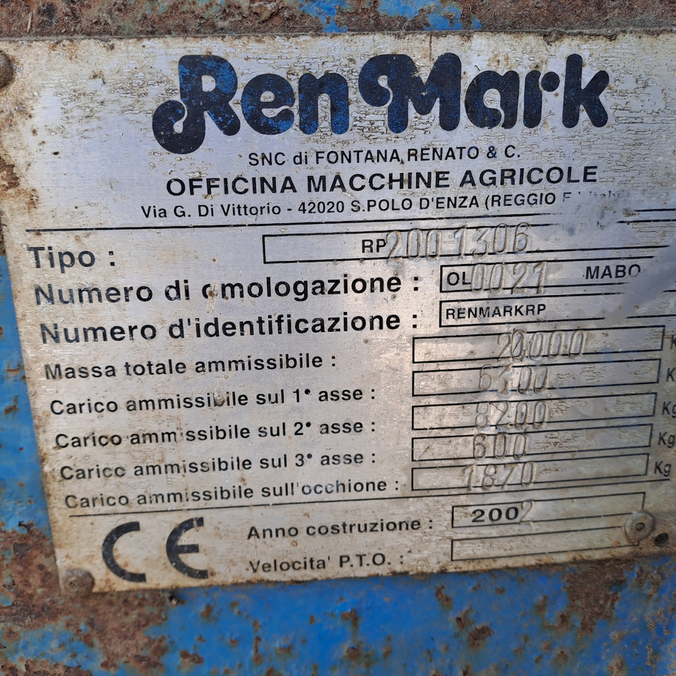 SPANDILETAME REN MARK - Manure spreader: picture 3 SPANDILETAME REN MARK - Manure spreader: picture 3