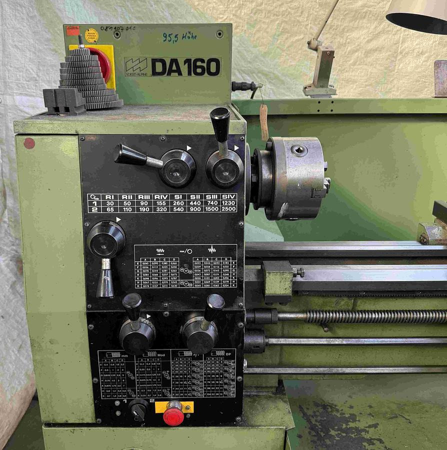 Leit- u. Zugspindeldrehmaschine VÖEST-ALPINE DA 160 - Metal lathe: picture 3 Leit- u. Zugspindeldrehmaschine VÖEST-ALPINE DA 160 - Metal lathe: picture 3