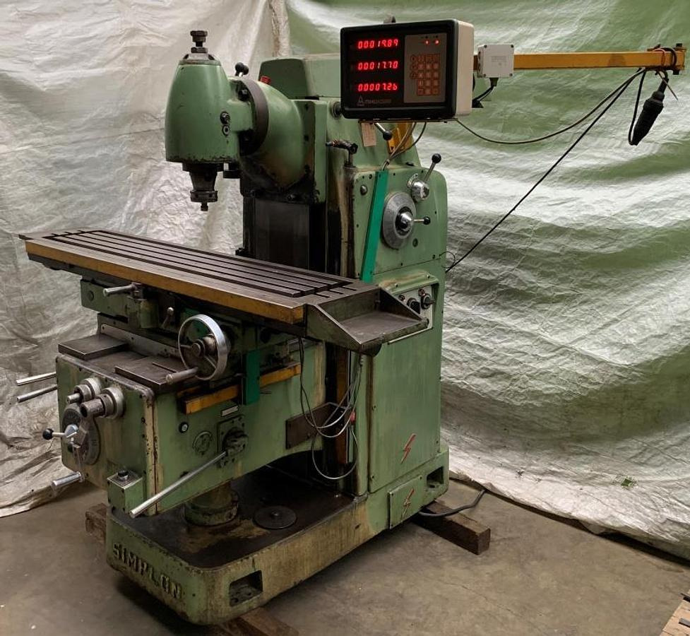 Universalfräsmaschine SIMPLON - Milling machine: picture 2 Universalfräsmaschine SIMPLON - Milling machine: picture 2