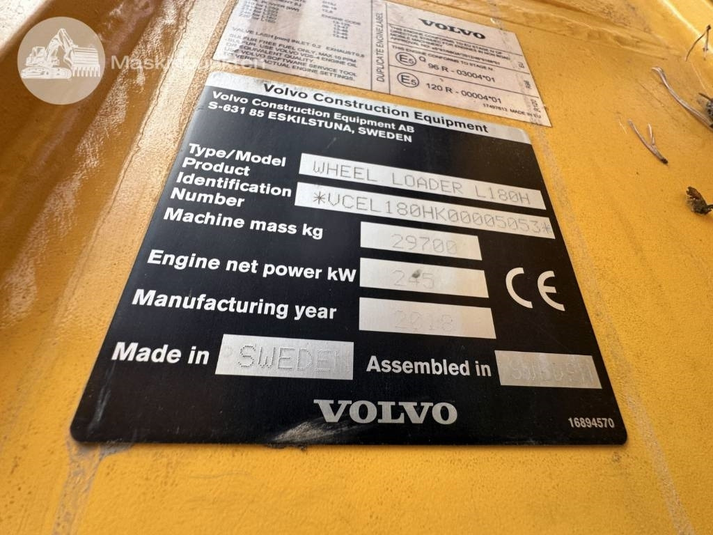 Leasing of Volvo L 180 H  Volvo L 180 H: picture 13